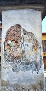 San Sebastiano, dettaglio - Pilone di San Giovanni a Piasco