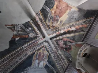 Volta con i Dottori della Chiesa - Cappella di San Giacomo a Busca