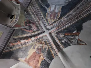 Volta con i Dottori della Chiesa - Cappella di San Giacomo a Busca