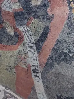 Dottori della Chiesa dettaglio - Cappella di San Giacomo a Busca