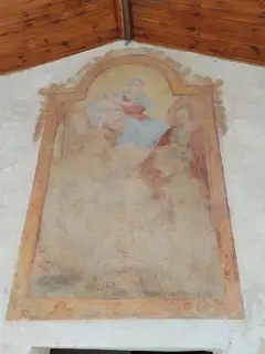 Affresco in facciata - Cappella di San Giacomo a Busca