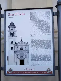 Pannello illustrativo - Oratorio di Sant'Ilfredo a Cherasco