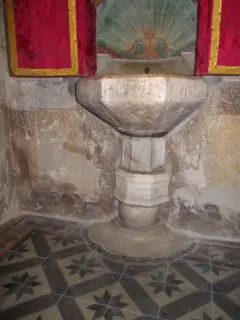 Fonte battesimale - Parrocchiale di Santa Maria delle Grazie a Lagnasco