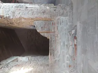 Interno dalle finestrelle - Chiesa  Parrocchiale Vecchia dell' Assunta a Ponti