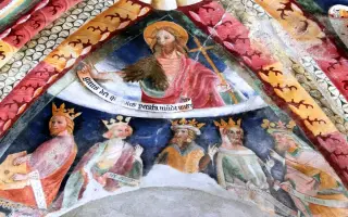 Affreschi - Cappella della Crocetta a Rocca de' Baldi