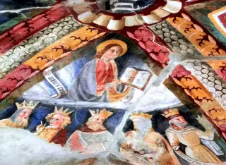 Affreschi - Cappella della Crocetta a Rocca de' Baldi