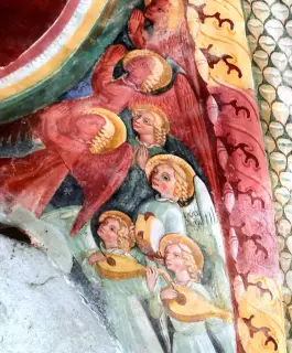 Affreschi - Cappella della Crocetta a Rocca de' Baldi