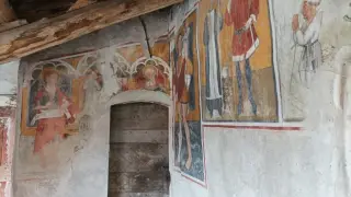 Affreschi - Ex Convento del Cascinale dei Frati a Roccaforte MondovìFrazione Bertini