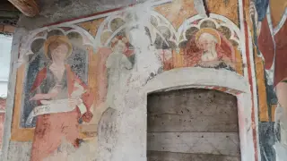 Affreschi - Ex Convento del Cascinale dei Frati a Roccaforte MondovìFrazione Bertini