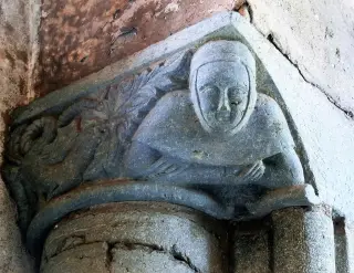 Capitello - Chiesa o Abbazia di Sant'Antonio di Ranverso a Buttigliera AltaFrazione Sant'Antonio di Ranverso