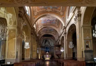 Interno - Parrocchiale di San Lorenzo a Andorno Micca