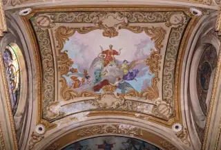 Volta cappella San Lorenzo - Parrocchiale di San Lorenzo a Andorno Micca