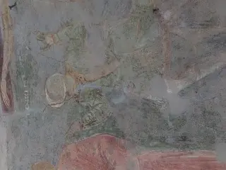 Affreschi dettagli - Parrocchiale di Santa Maria di Pulcherada a San Mauro Torinese