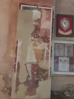 Affresco - Chiesa di S. Maria e S. Siro - Santuario Madonna D.Guardia a Sale