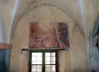 Controfacciata nord - Cappella di San Giuliano a SaviglianoFrazione San Giuliano