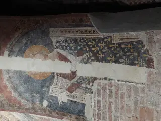 Affresco cappella San Nicola - Collegiata di Sant'Andrea a Savigliano