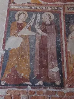 Affresco cappella San Nicola - Collegiata di Sant'Andrea a Savigliano