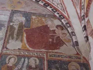Affresco cappella San Nicola - Collegiata di Sant'Andrea a Savigliano