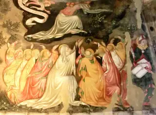 Affresco - Badia o Abbazia di Santa Giustina a Sezzadio