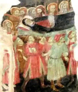 Affresco - Badia o Abbazia di Santa Giustina a Sezzadio