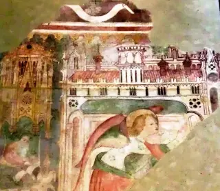 Affresco - Badia o Abbazia di Santa Giustina a Sezzadio