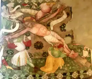 Affresco - Badia o Abbazia di Santa Giustina a Sezzadio