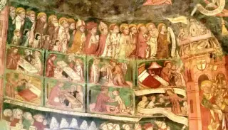 Affresco - Badia o Abbazia di Santa Giustina a Sezzadio