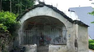 Facciata - Cappella di Sant'Antonio Abate o San Giovanni Battista a Scopello