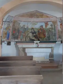 Affreschi - Cappella di San Rocco a Trinità