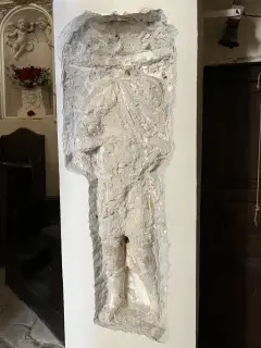 Scultura all'interno - Pieve dell' Assunta a Vesime