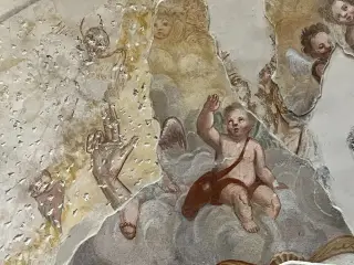 Dettaglio affreschi - Pieve dell' Assunta a Vesime