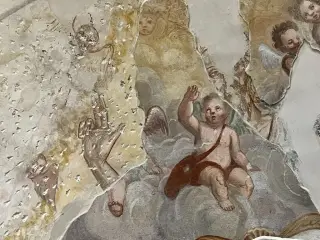Dettaglio affreschi - Pieve dell' Assunta a Vesime