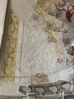 Dettaglio affreschi - Pieve dell' Assunta a Vesime