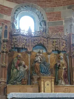 Trittico - Canonica di Santa Maria di Vezzolano a AlbugnanoFrazione Vezzolano