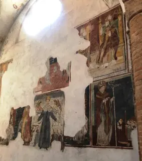 Affreschi - Chiesa del Carmine a Incisa ScapaccinoFrazione Villa