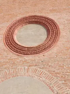 Rosone tamponato - Chiesa del Carmine a Incisa ScapaccinoFrazione Villa