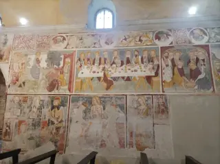 Ultima cena - Oratorio di San Sebastiano a Arborio