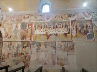 Ultima cena - Oratorio di San Sebastiano a Arborio