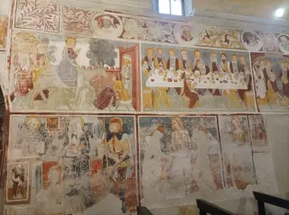 Affreschi - Oratorio di San Sebastiano a Arborio