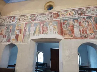 Affreschi - Oratorio di San Sebastiano a Arborio