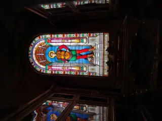 Vetrata San Chiaffredo - Cattedrale dell' Assunta a Saluzzo