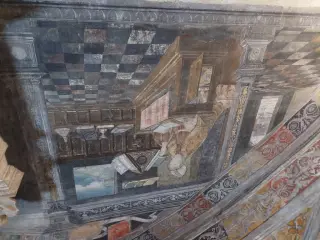 Sala capitolare - affreschi - Chiesa di San Giovanni a Saluzzo