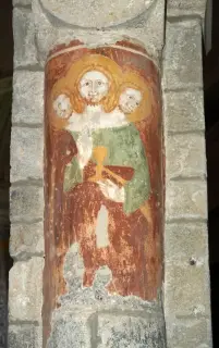 Trinità tricefala - Parrocchiale dell' Assunta o di Santa Maria a Armeno