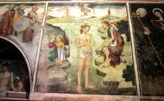 Battesimo di Cristo - Chiesa o Monastero dei Santi Pietro e Colombano a Pagno
