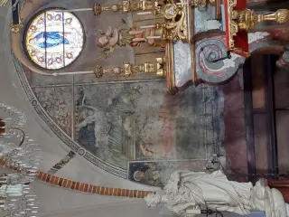 Affreschi absidali - Parrocchiale dell' Assunta a Rossana