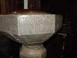 Fonte battesimale - Parrocchiale di Sant'Andrea a Brossasco