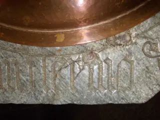 Fonte battesimale parte superiore - Parrocchiale di Sant'Andrea a Brossasco