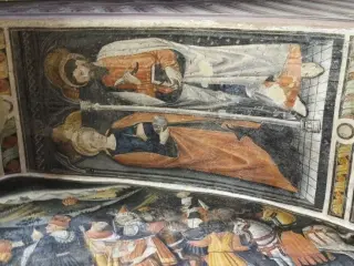 Affreschi - Parrocchiale di San Pietro e Paolo a Sampeyre