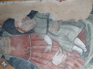 Madonna col Bambino Dettaglio - Parrocchiale di Santa Margherita a Casteldelfino