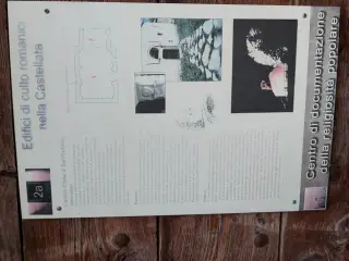 Pannello illustrativo - Cappella o Chiesa di Sant'Eusebio a Casteldelfino